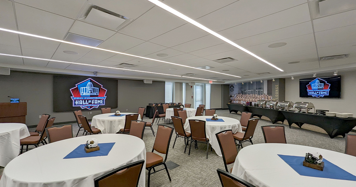 Tom Benson Hall of Fame Stadium officially dedicated in Canton