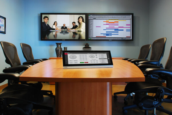 Dual Screen Conference Room